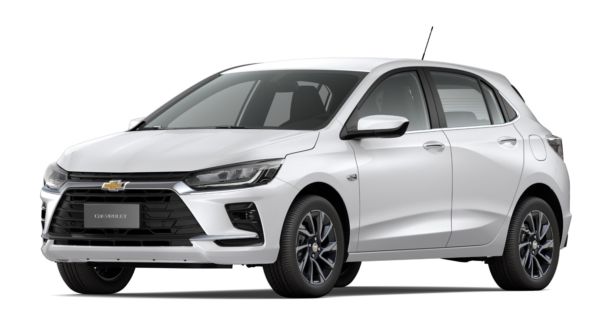 Carro Onix 2027 - Modelo Premier Turbo AT na cor Branco Summit